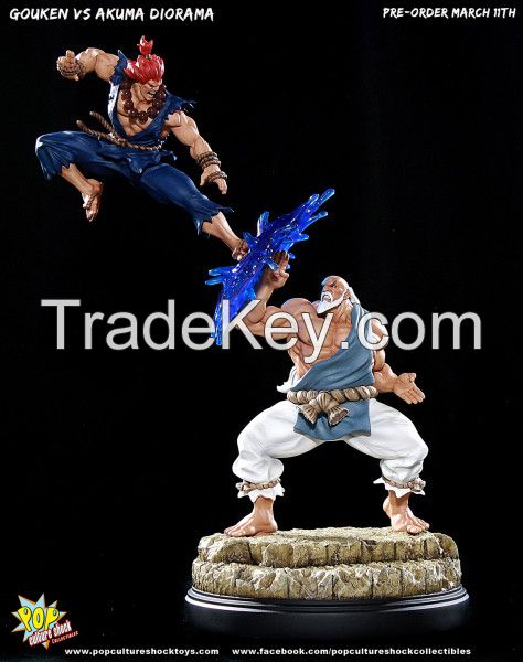 Street Fighter Gouken vs Akuma Diorama