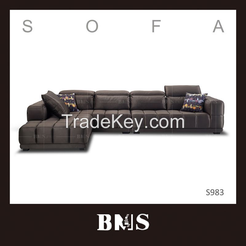 living room furniture fabric feather sofa
