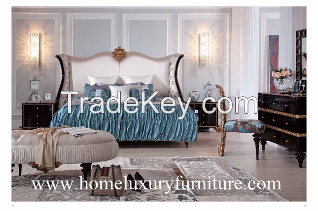 Antique Bedroom furniture bedroom sets Kingbed Solid wood Bed classic bed sets TA-001