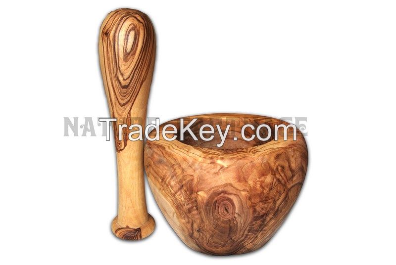 Olive Wood mortar