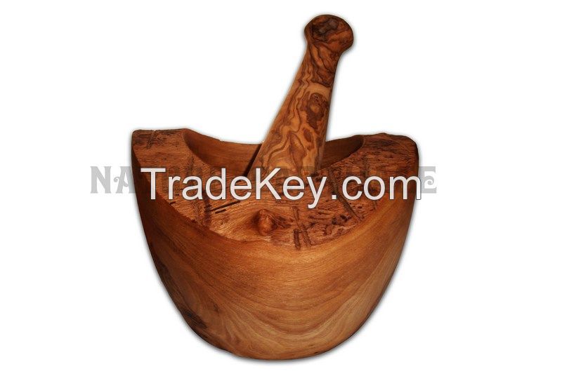 Olive Wood mortar