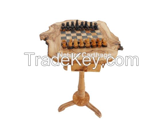 Olive Wood chess set board