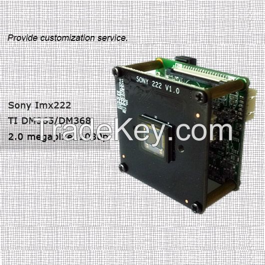 IP Camera Module TI solution 2.0megapixel 1080P DM365/DM368+Sony IMX222