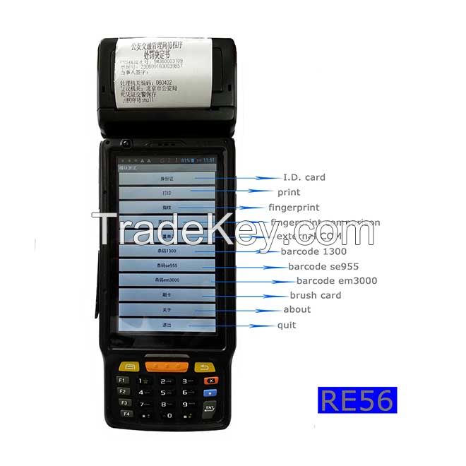 Multifunctional Mobile Terminal With Printer Model No Re56 