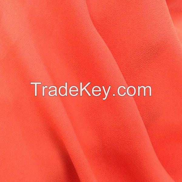 75D False Twist Chiffon Fabric P/D korean chiffon blouse fabric,silk chiffon scarf Fabric