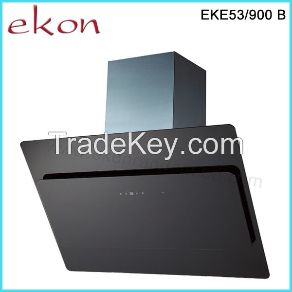 900mm Black Tempered Glass European Style Range Hood