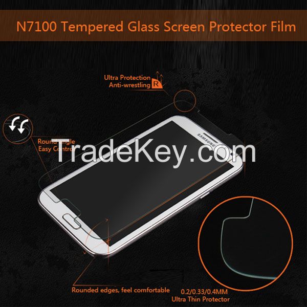 New CLEAR LCD Screen Protector Guard Cover Glass Film For N7100 Galaxy Note II