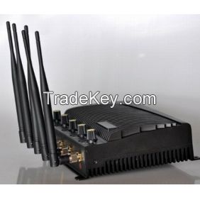 Adjustable Five Bands Signal Jammer for 4G, 3G Cell Phone Signals