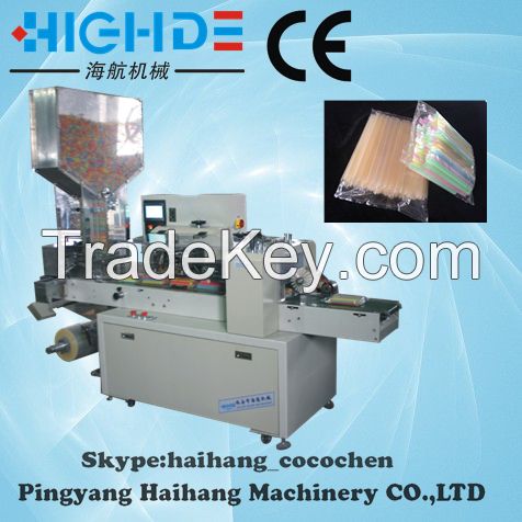 drinking straw automati counting packaging machinery