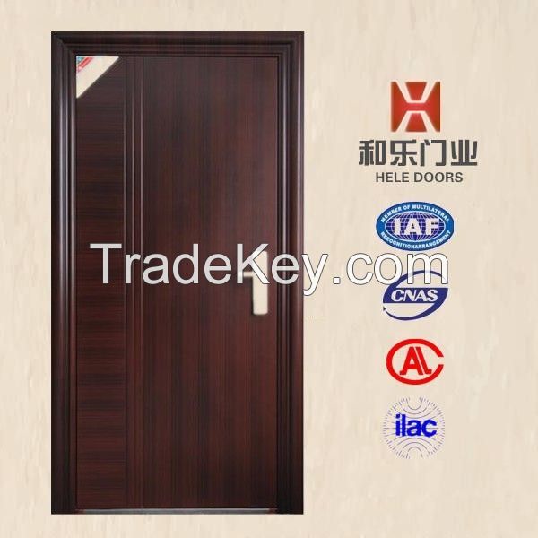 HL-098 High quality single leaf security interior door design