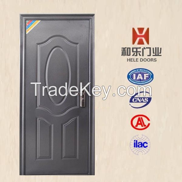 HL-082 Printing exterior single leaf steel security door