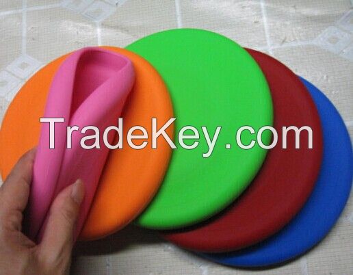Pet toy silicone Frisbee