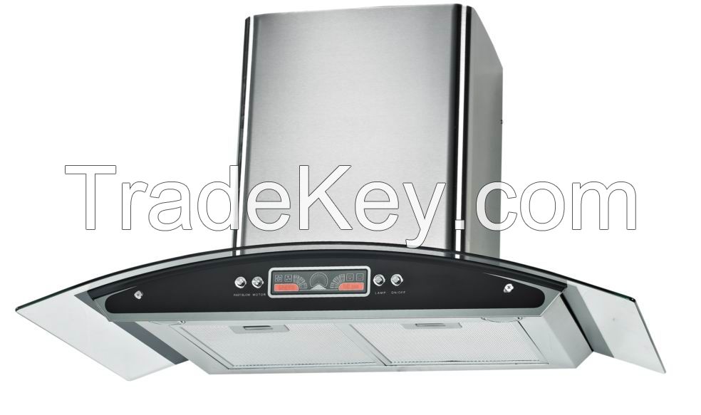 Electronic button with LCD light  range hood