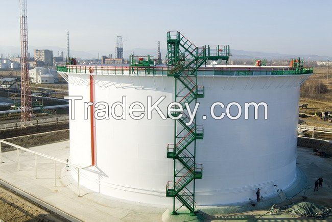 Vertical and horizontal cylindrical tanks for petroleum products from 50 m3 to 75, 000 m3