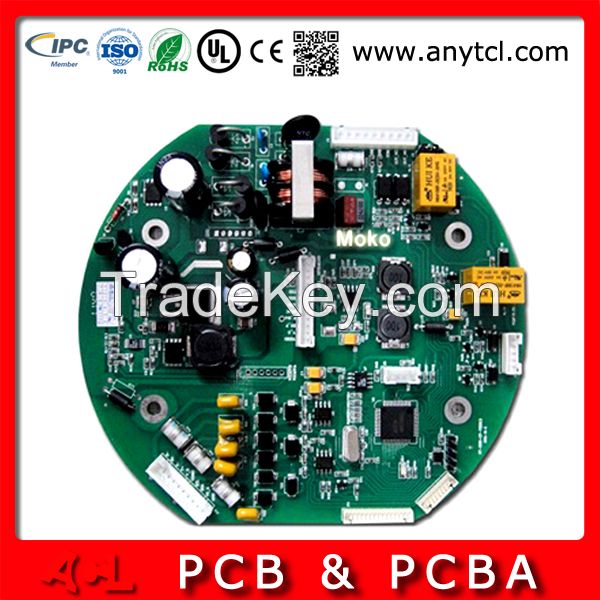 4 layer amplifier circuit board with parts