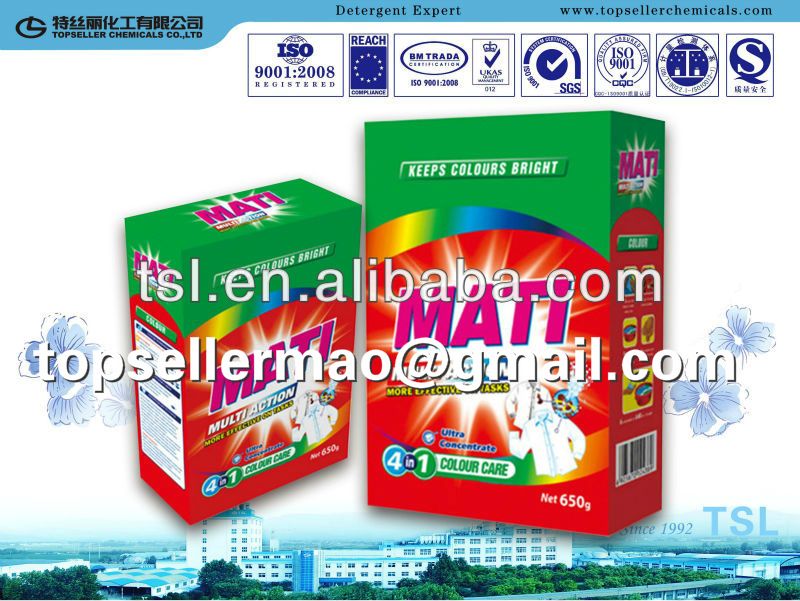 House hold cleaning product powdered detergent