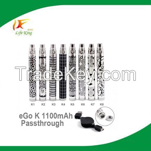 Beautiful and many corlor ego k q battery for customer choice