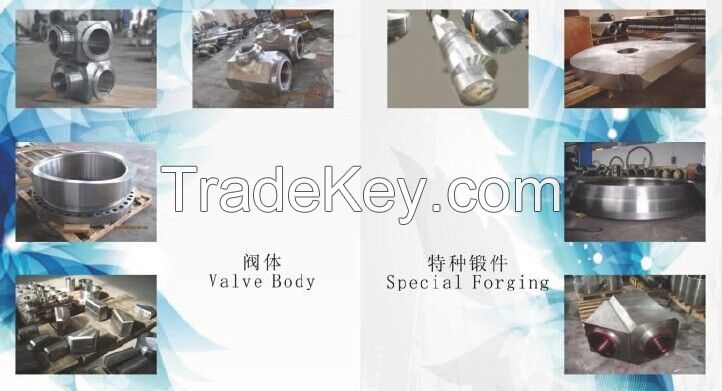 offer forging/casting/welding fabrication/machining parts ect