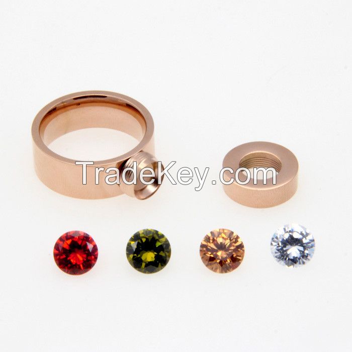 Interchangeable Ring Stainless Steel Ring For Women