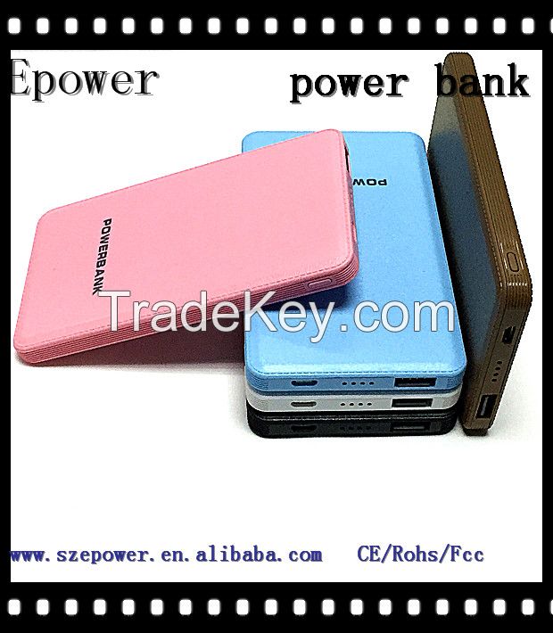 External Solar Battery Charger Portable Power  wholesale smart mobile power bank mobile 10000mah solar charger mobile battery packs