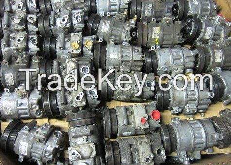 AC Compressor Used / Core - Sanden PXE Double 5 Groove