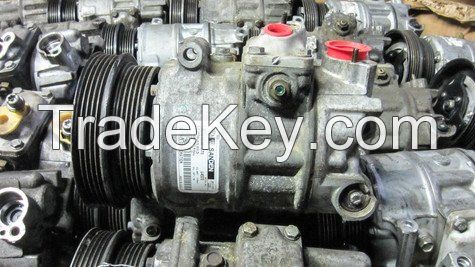 AC Compressor Used / Core - Sanden PXE Double 5 Groove