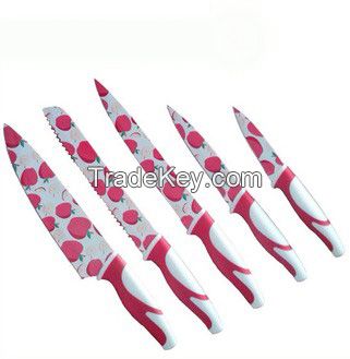 MOST VIEW NON-STICK KITCHEN KNIFE SET WITH HIGH QUALITY