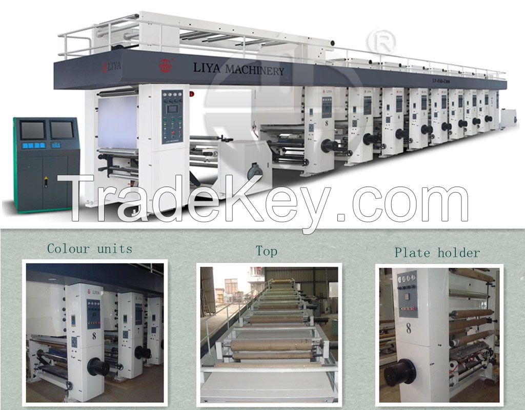 Ly-yad-c Flexible Package Rotogravure Printing Press Machine