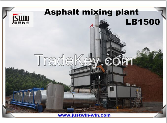 LB1500, 120t/h asphalt mixing plant