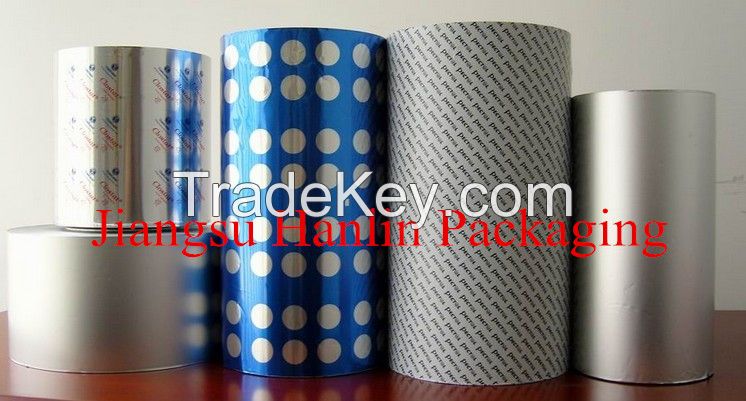 Lacquered aluminum blister foil for pharmaceutical packaging