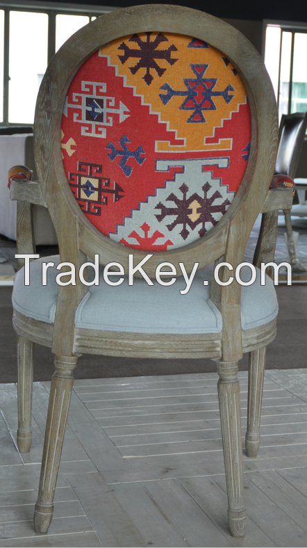 French Style Solid Wood Dining Chair