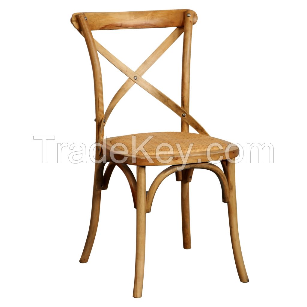 french wood cross back dining chairs  dc-1031