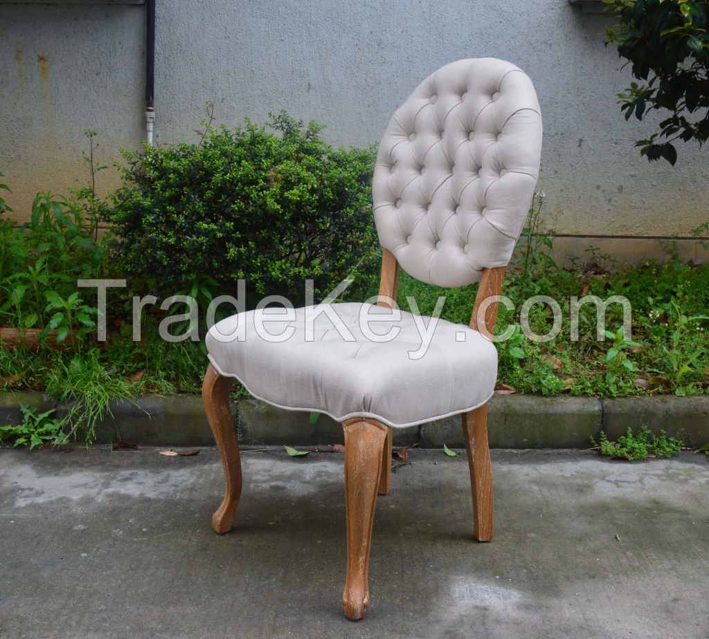 Hotel Furniture Used Louis Style Solid Wood Dining Room Chair Wooden