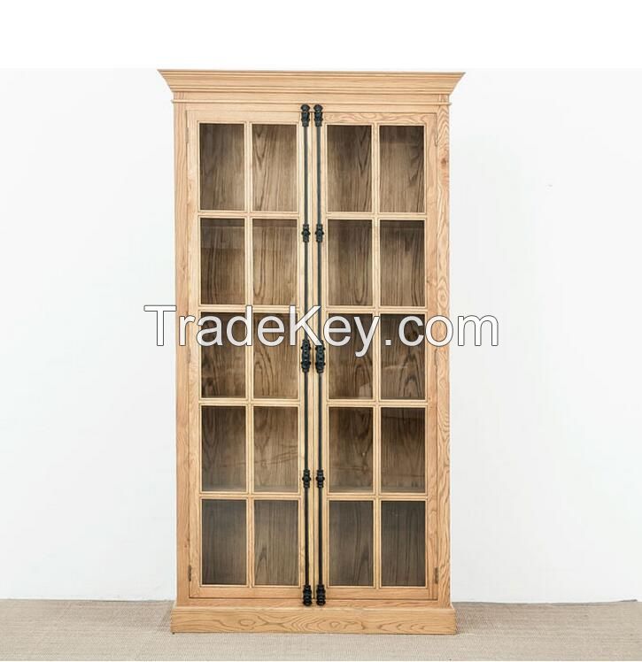 Classic TV Storage Wood Cabinet Living Room Cabinet Design