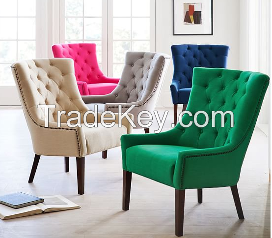 NEW DESIGN TUFTED UPHOLSTERED ARMCHAIR