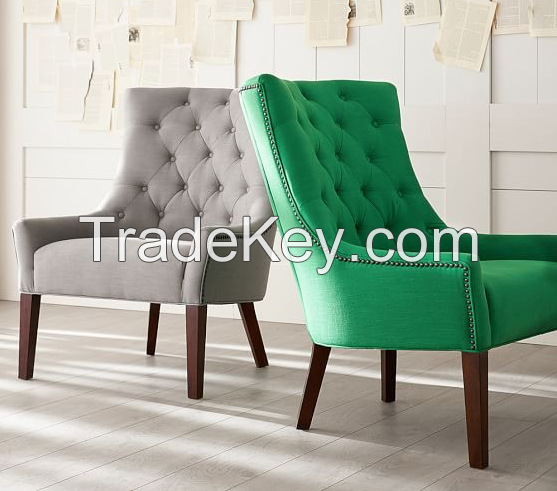 NEW DESIGN TUFTED UPHOLSTERED ARMCHAIR