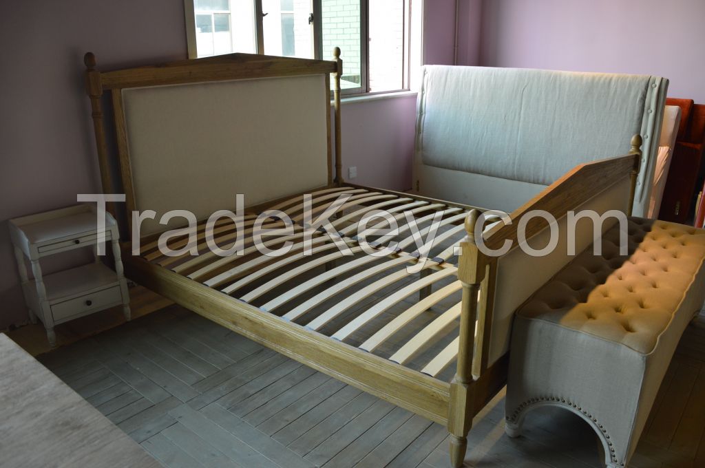 European wooden Home Furniture Bedroom Set and Living Room Furniture