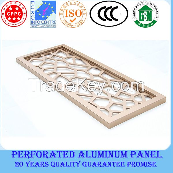 Perforated aluminium sheet/building construction material