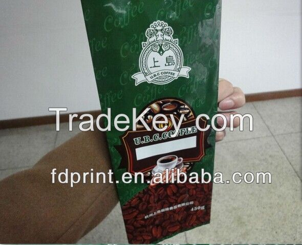 Custom Printed Coffee Bag With Valve