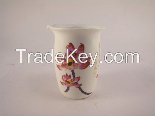 Pottery teapot and cups gift set