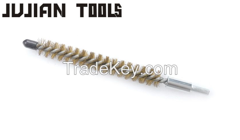 Gun brush, condenser cleaning brush, polishing brush