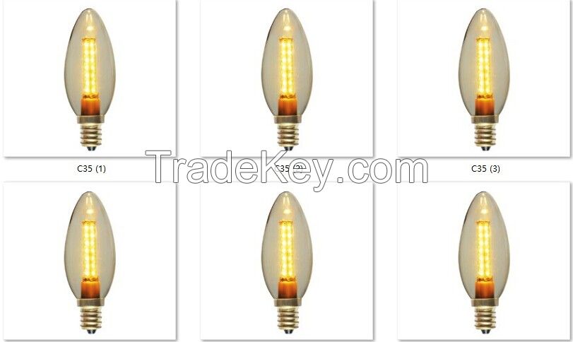 Decorative Vintage Antique Led Bulbs A23 A75 Edison Bulbs E26/B22/E27 110-240V 3w LED light bulbs