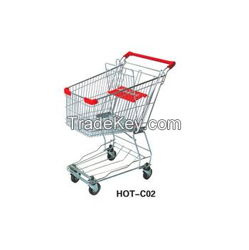 Asia style shopping trolley/cart