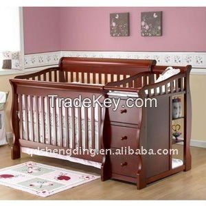 baby crib / baby cot / baby bed with table changer BC-013