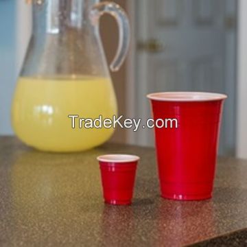 disposable plastic party cup 2oz-16oz for hotel games beer beverage