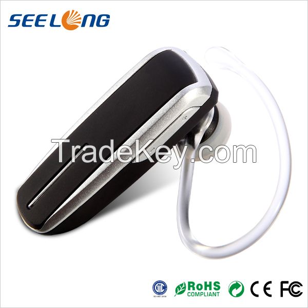 Wireless bluetooth earphone with microphone ear-hook