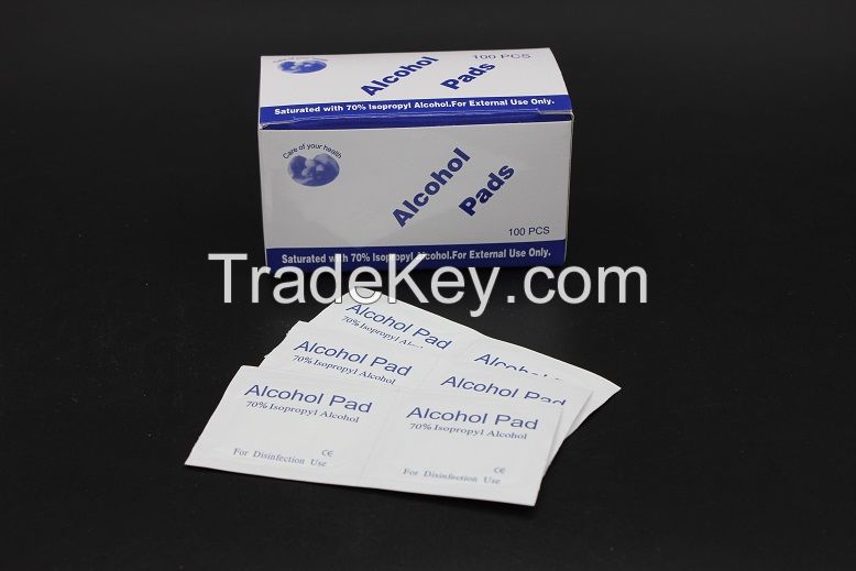 Alcohol Pad/70% Isopropyl Alcohol Pad/ alcohol cleaning pad