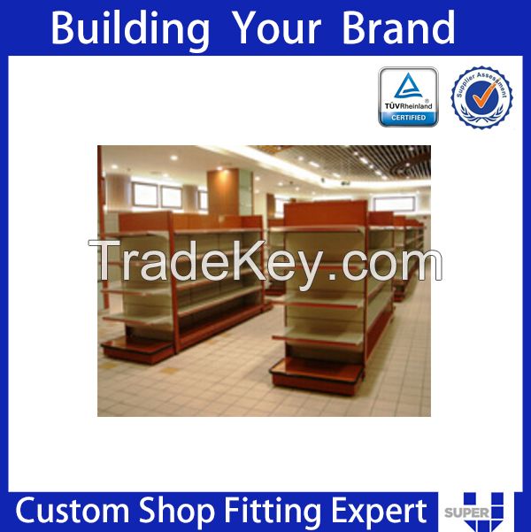 Retail Store Fixtures,hot Sale Metal Supermarket Display Rack,supermarket Shelf