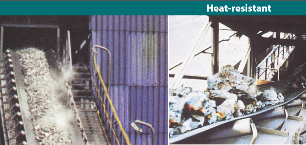 Heat resistant conveyor belt  (scorching resistant grade)