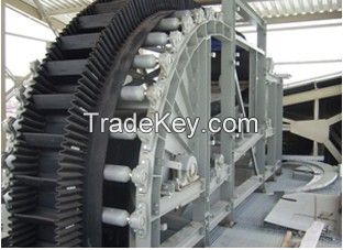 Large transport capacity rubber high quality EP NN CC ISO standard corrugated sidewall conveyor belt